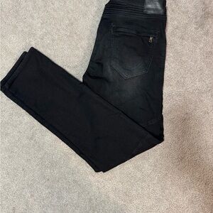 True Religion Rocco Relaxed Skinny Jeans - Black